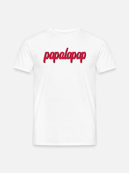 Papalapap - Lustig - Männer T-Shirt - Weiß