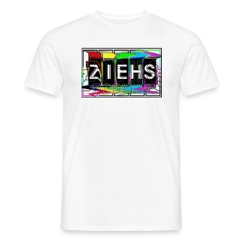 ZIEHS POSITIV - Männer T-Shirt - Weiß - Vorne - AI Model Male 178 dark (178cm)