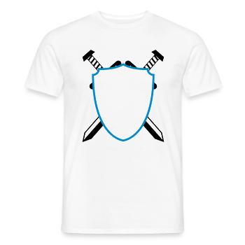 Wappen - Männer T-Shirt - Weiß - Vorne - AI Model Male 178 dark (178cm)