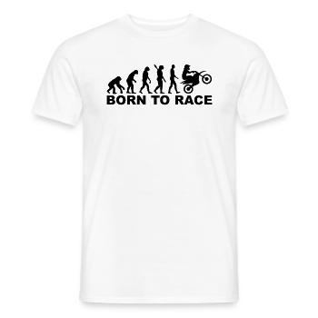 Motocross - Männer T-Shirt - Weiß - Vorne - AI Model Male 178 dark (178cm)
