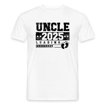 Onkel 2025 loading - Männer T-Shirt - Weiß - Vorne - AI Model Male 178 dark (178cm)