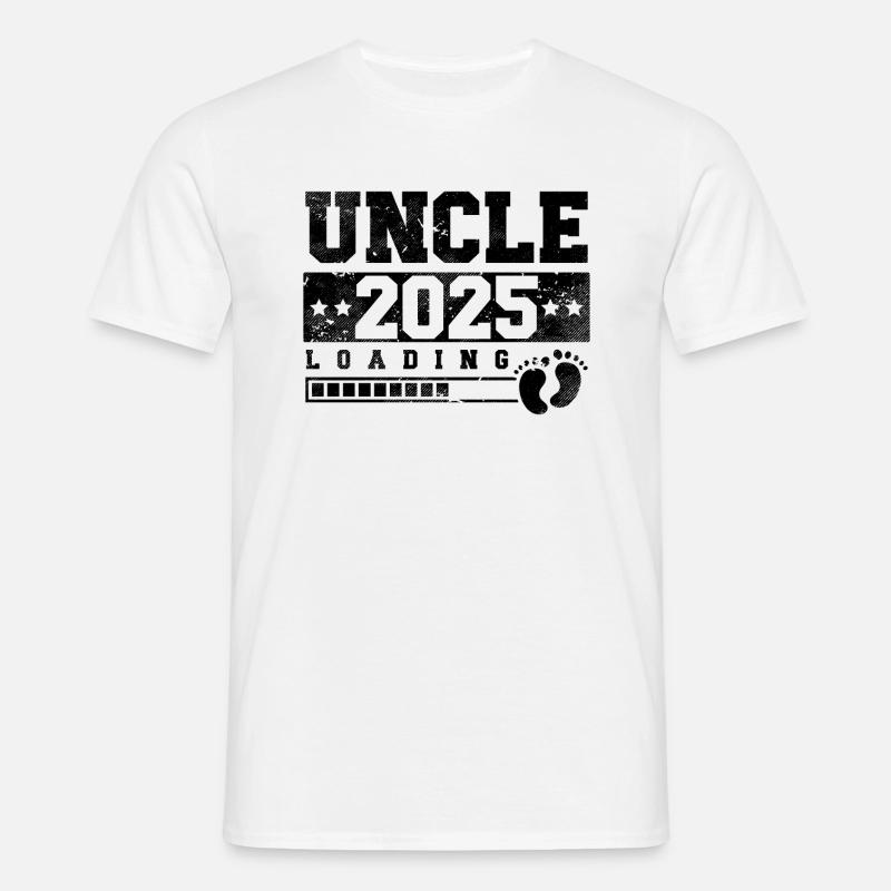 Onkel 2025 loading - Männer T-Shirt - Weiß