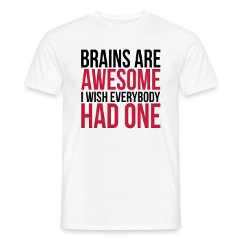 Funny - T-shirt homme - blanc - Devant - AI Model Male 178 dark (178cm)