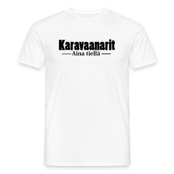 Caravanners - Men's T-Shirt - white - Front - AI Model Male 178 dark (178cm)