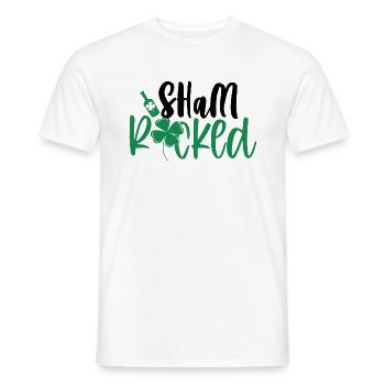 Shamrocked - St. Patrick's Day - Men's T-Shirt - white - Front - AI Model Male 178 dark (178cm)