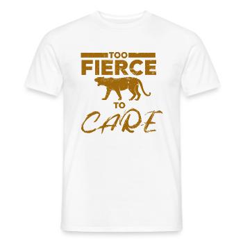 Tigre - Afrique - Nature sauvage - Conservation de la nature - T-shirt homme - blanc - Devant - AI Model Male 178 dark (178cm)