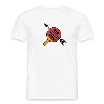 tischtennis ping pong old schmetterhand - Männer T-Shirt - Weiß - Vorne - AI Model Male 178 dark (178cm)