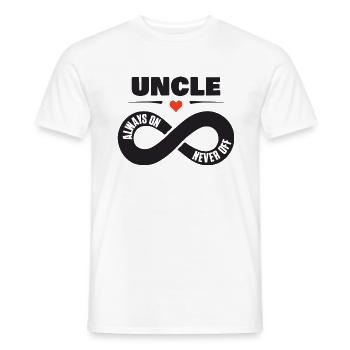 Oncle Toujours On Never Off Onkel Chemise - T-shirt homme - blanc - Devant - AI Model Male 178 dark (178cm)