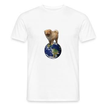 Meine Welt - Männer T-Shirt - Weiß - Vorne - AI Model Male 178 dark (178cm)