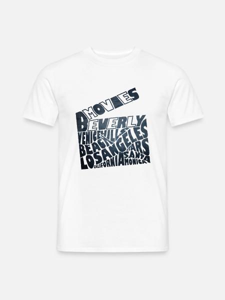 Los Angeles - Männer T-Shirt - Weiß