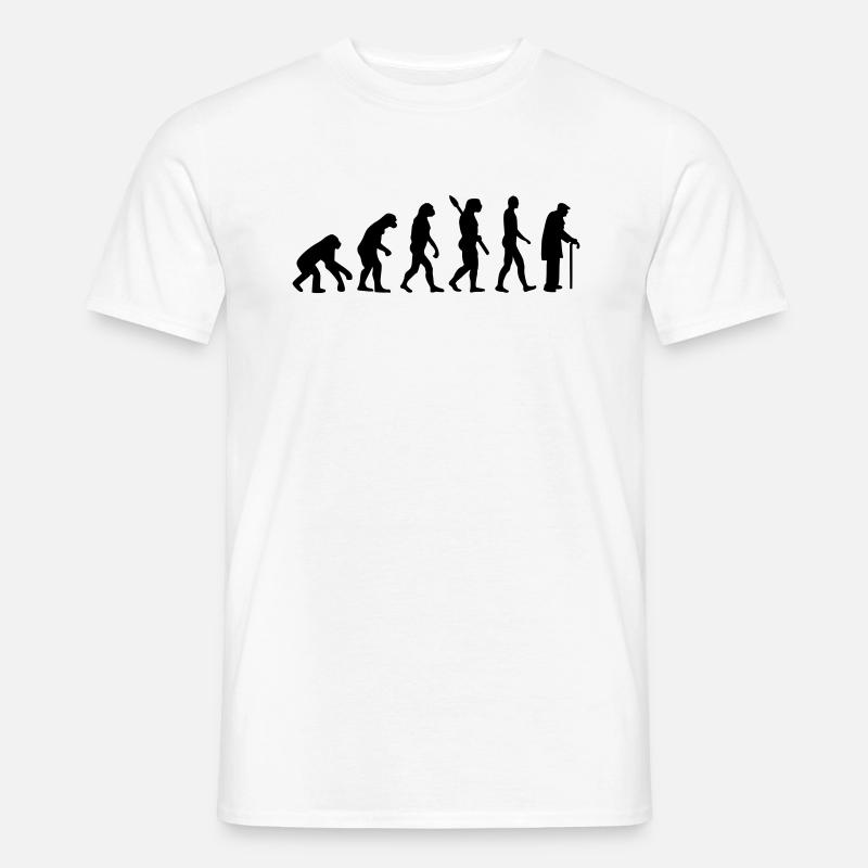 Rentner Opa - Männer T-Shirt - Weiß