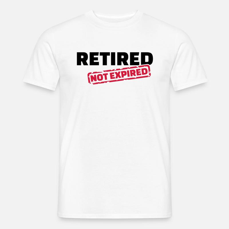 Rente - Männer T-Shirt - Weiß