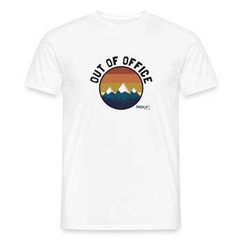 Out Of Office - Men's T-Shirt - white - Front - AI Model Male 178 dark (178cm)
