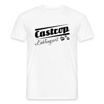 Castrop - Lieblingsort mit Stadtnamen - Männer T-Shirt - Weiß - Vorne - AI Model Male 178 dark (178cm)