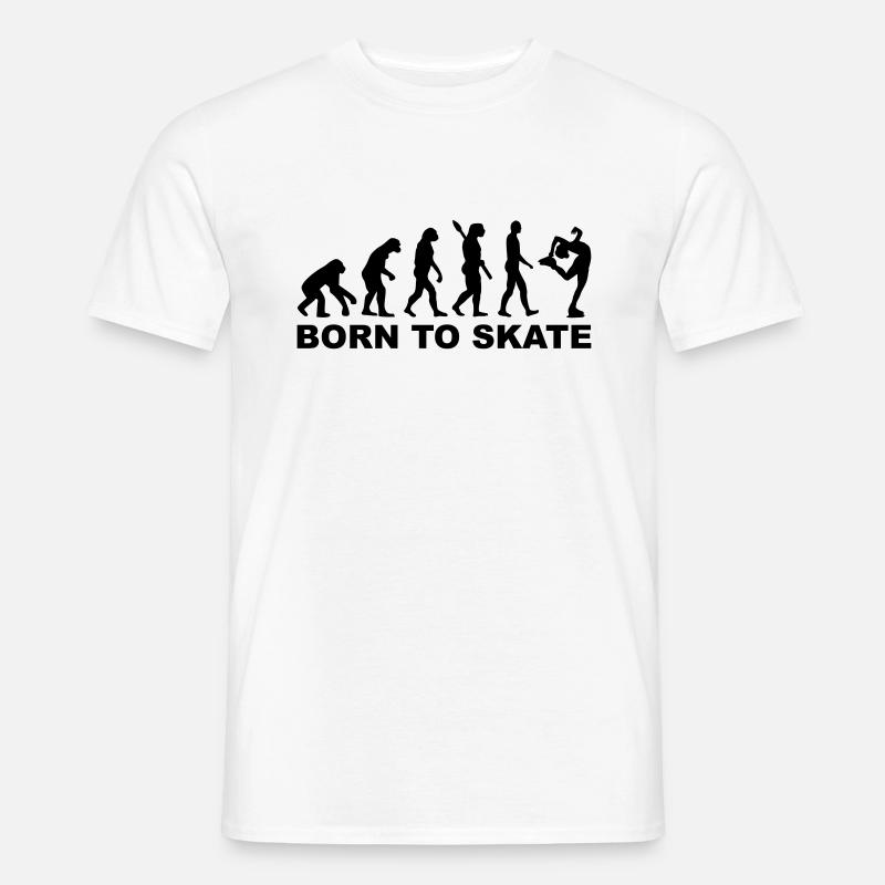 Evolution Figure skating - Men’s T-shirt - white