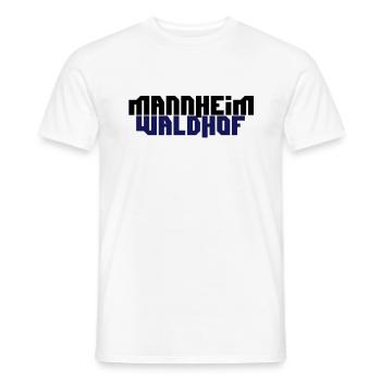 mannheim waldhof - Männer T-Shirt - Weiß - Vorne - AI Model Male 178 dark (178cm)