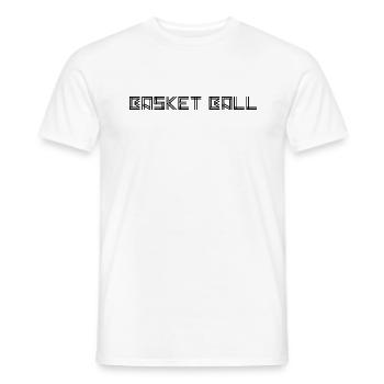 Basketball T-Shirt - Männer T-Shirt - Weiß - Vorne - AI Model Male 178 dark (178cm)