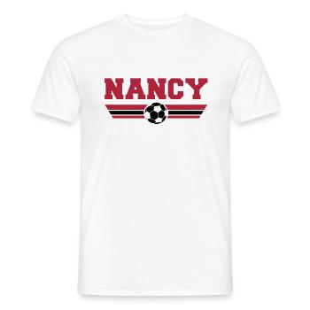 Nancy foot 2013 - T-shirt homme - blanc - Devant - AI Model Male 178 dark (178cm)
