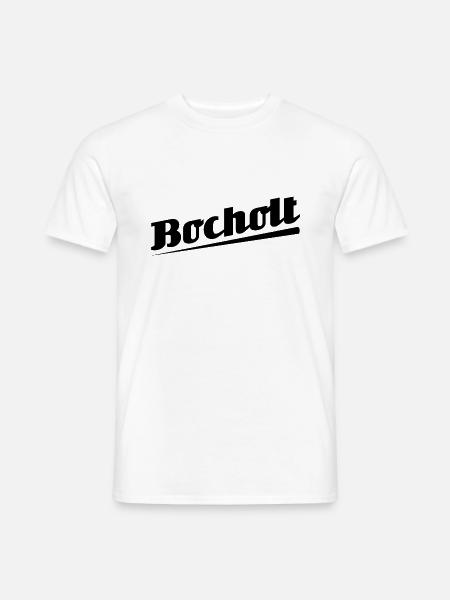 Bocholt - Textdesign mit Stadtnamen - Männer T-Shirt - Weiß