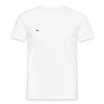 gray - Men's T-Shirt - white - Front - AI Model Male 178 dark (178cm)