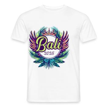 Bali 2025 Team - Men's T-Shirt - white - Front - AI Model Male 178 dark (178cm)