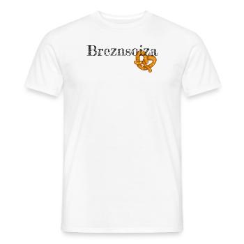 Breznsoiza - Männer T-Shirt - Weiß - Vorne - AI Model Male 178 dark (178cm)