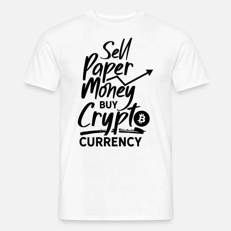 Cryptowährung Krypto Crypto Trader Kryptowährung - Männer T-Shirt - Weiß