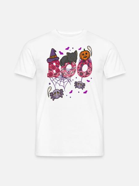 Halloween Boo Costume - Männer T-Shirt - Weiß