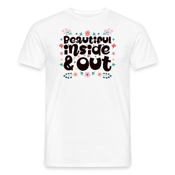 Magnifique À L'Intérieur Et L'Extérieur, Maman - T-shirt homme - blanc - Devant - AI Model Male 178 dark (178cm)