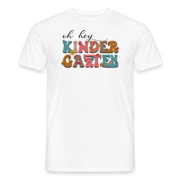 Oh Hey Kindergarten Teacher - Männer T-Shirt - Weiß - Vorne - AI Model Male 178 dark (178cm)
