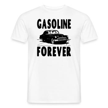 L’essence pour toujours - T-shirt homme - blanc - Devant - AI Model Male 178 dark (178cm)