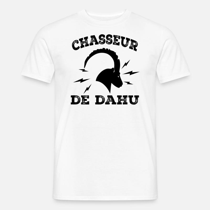 Cacciatore di Dahu - T-shirt uomo - bianco