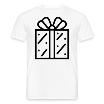 Kleine Geschenkbox - Männer T-Shirt - Weiß - Vorne - AI Model Male 178 dark (178cm)