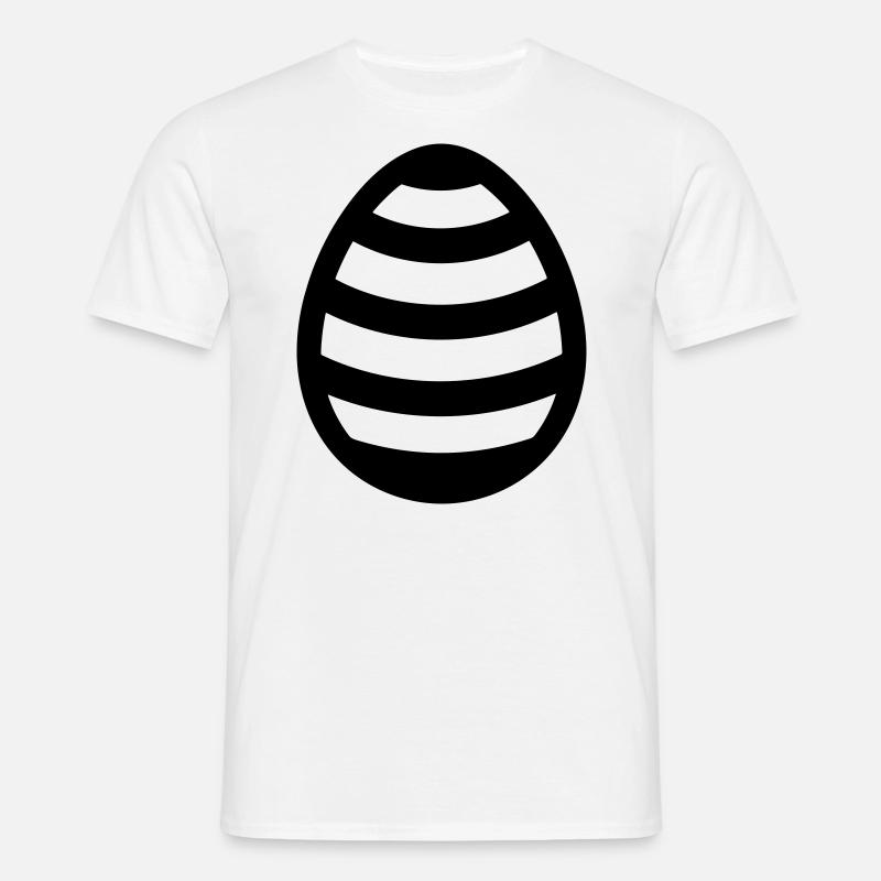 Ei - Männer T-Shirt - Weiß