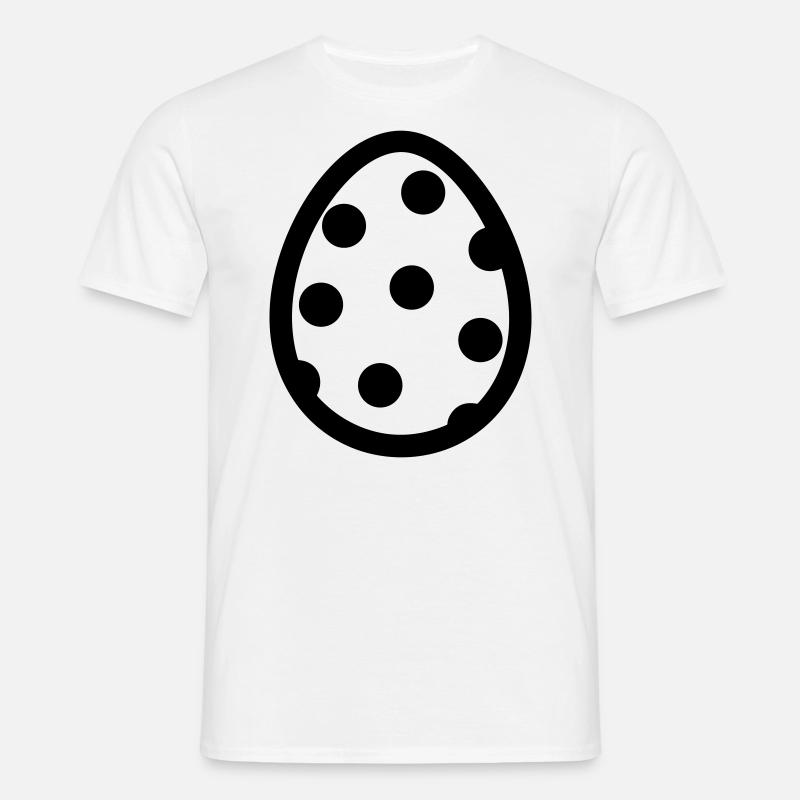 Ei - Männer T-Shirt - Weiß