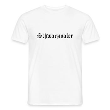 Gothic Ästhetik schwarze Schwarzmaler dark wave - Männer T-Shirt - Weiß - Vorne - AI Model Male 178 dark (178cm)