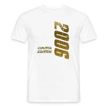 18e anniversaire Jeune fille 18 ans 2006 Drôle - T-shirt homme - blanc - Devant - AI Model Male 178 dark (178cm)