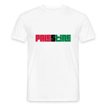 Palestine - Männer T-Shirt - Weiß - Vorne - AI Model Male 178 dark (178cm)