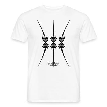 Résumé n° 68 - T-shirt homme - blanc - Devant - AI Model Male 178 dark (178cm)