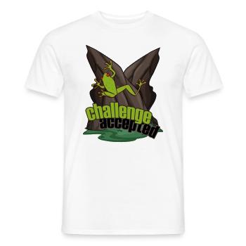escalade mousqueton glace escalade grenouille grimpante - T-shirt homme - blanc - Devant - AI Model Male 178 dark (178cm)