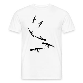 Rifle icon icon - Men's T-Shirt - white - Front - AI Model Male 178 dark (178cm)
