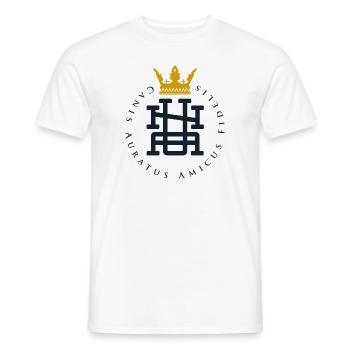 Monograme Una - T-shirt homme - blanc - Devant - AI Model Male 178 dark (178cm)