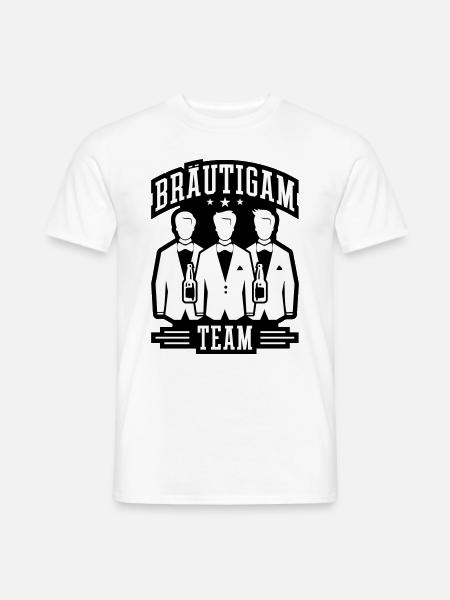 Team Groom Wedding - Men's T-Shirt - white