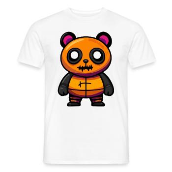 Panda Halloween Tier - Männer T-Shirt - Weiß - Vorne - AI Model Male 178 dark (178cm)