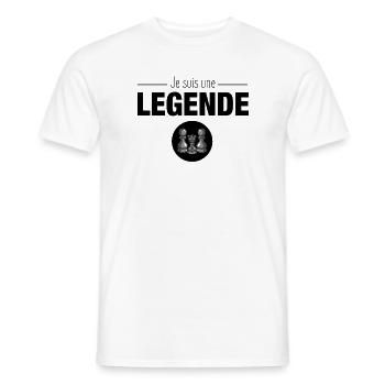 Ich bin eine Schachlegende. Schach-Fans - Männer T-Shirt - Weiß - Vorne - AI Model Male 178 dark (178cm)