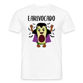 Avocado Vampire Funny Vegetable Fruit Gift - Men's T-Shirt - white - Front - AI Model Male 178 dark (178cm)