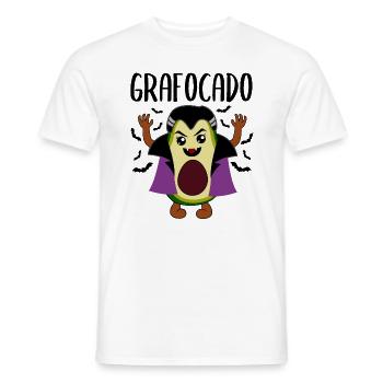 Avocado Vampire Funny Vegetable Fruit Gift - Men's T-Shirt - white - Front - AI Model Male 178 dark (178cm)