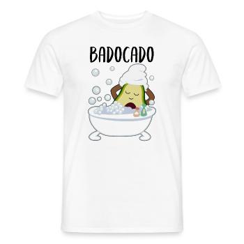 Avocado In Badewanne Lustiges Gemüse Obst Geschenk - Männer T-Shirt - Weiß - Vorne - AI Model Male 178 dark (178cm)