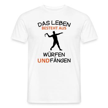 Bumerang Werfen Bumerang Werfer Spruch Geschenk - Männer T-Shirt - Weiß - Vorne - AI Model Male 178 dark (178cm)