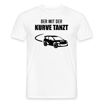 Rennwagen Fahrer Spruch Rallye Motorsport Geschenk - Männer T-Shirt - Weiß - Vorne - AI Model Male 178 dark (178cm)